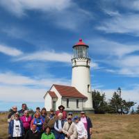 Group Picture at Cape Blanco Lighthouse